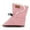 Dusty Pink, variant on JAN & JUL Baby Soft Sole Shoes for Winter (Black, Size: Medium Toddler)
