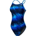 thumbnail image 1 of Tyr Swimsuit PERSEUS Cutoutfit Blue Size 26, 1 of 1