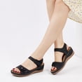 thumbnail image 6 of Ecetana Wedge Sandals for Women Foot Massage Sandals Summer Dressy Platform Walking Sandals, 6 of 6