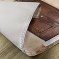 thumbnail image 5 of Ambesonne Scenery Place Mats Set of 4, Rusty Wood Door Italian, Standard Size, Cream Lilac Brown, 5 of 6
