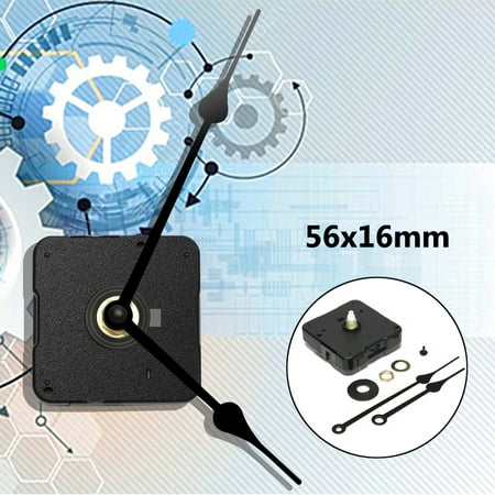 Requires High Torque Movement - Black Hands Hight Torque Quartz Clock Movement Long Spindle Repair Tools Parts DIY Replacement Kit