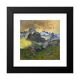 thumbnail image 2 of Hugo Hodiener 16x15 Black Modern Framed Museum Art Print Titled - An Alpine Landscape, 2 of 5