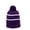 Purple/white, variant on Outdoor Cap KNF-100 Watch Cap with Black Fleece Lining-Royal/White