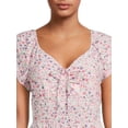 thumbnail image 5 of No Boundaries Juniors' Smocked Waist Dress, 5 of 5