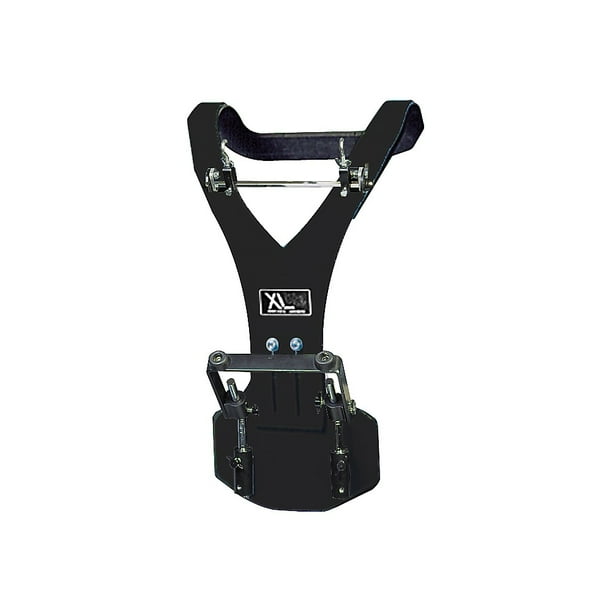 XL Specialty Percussion Aluminum Vest Deluxe Bass Drum Carrier Black