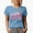 Baby Blue, variant on Distressed Groovy Easter - 90s Retro Art, Favor, Souvenir or Merch Gift, White T-Shirt, Large