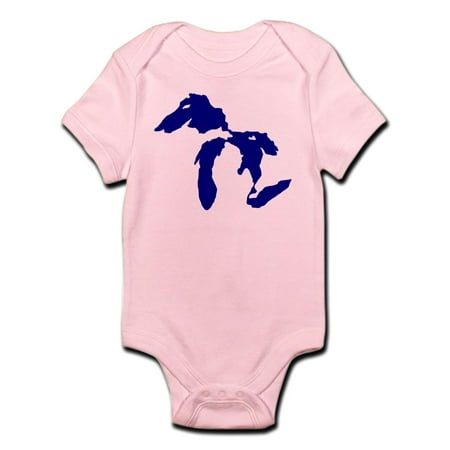 

CafePress - Great Lakes Infant Bodysuit - Baby Light Bodysuit