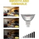 thumbnail image 3 of MR16 Halogen Bulb 12V 20W GU5.3 Dimmable 2700K Warm White 12-Pack, 3 of 4