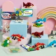 thumbnail image 5 of Joyfy 24 Packs Valentines Day Card with Ocean Animal Building Blocks for Valentine Classroom Favors Valentines Day Cards for Kids Boys, 5 of 8