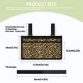 thumbnail image 7 of COEQINE Leopard Print Wheelchair Armrest Side Hanging Storage Bag Motorized Wheelchair Bags to Hang on Side Side Arm Bag for Power Wheelchair Wheelchair Storage Bag Side for Seniors, 7 of 7