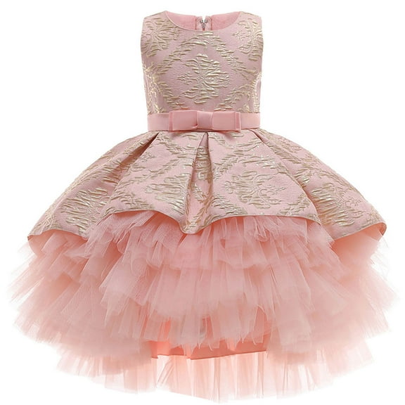 HAWEE Girls High Low Party Dresses Princess for Girls Ball Gowns Dress