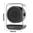 thumbnail image 3 of BotaniNest Portable Space Heater For Indoor Use With Adjustable Thermostat Tip Over And Energy Saving Mode For Home Bedroom Personal Heating Solution, 3 of 7