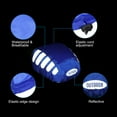 thumbnail image 3 of Uxcell Cycling Bicycle Helmet Cover Motorcycle Helmet Rain Covers Ride Gear Helmet Cover Blue 2 Pack, 3 of 6