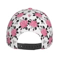 thumbnail image 6 of Balery Baseball Cap Adjustable Size for Running Workouts and Outdoor Activities All Seasons Dad Hat(Rose Flowers), 6 of 9