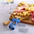 thumbnail image 3 of Dolly Parton Wing Corkscrew, Blue and Gold, 3 of 10