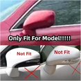 thumbnail image 4 of Compatible For Lexus ISIS250 IS300 IS350 2008 2009 2010-2012 No Light LHD Car Side Wing Rearview Mirror Cover Reversing Mirror Cap Trim(Carbon Look), 4 of 6