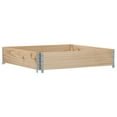thumbnail image 5 of vidaXL Garden Planter Natural Wood Solid Pine Wood Medium Foldable 39.4"x39.4", 5 of 7