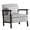 Gray, variant on PAPROOS Accent Chair with Storage, Mid Century Corduroy Reading Chair with Pillow, Wood Frame Upholstered Armchair for Living Room Bedroom, Green