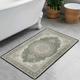 thumbnail image 3 of Washable Vintage Kitchen Mat 31"x20" Non Slip Soft Plush Low Profile Kitchen Rug, Distressed Medallion Oriental Style Sink Mat for Laundry Room Bedroom Office, 3 of 6