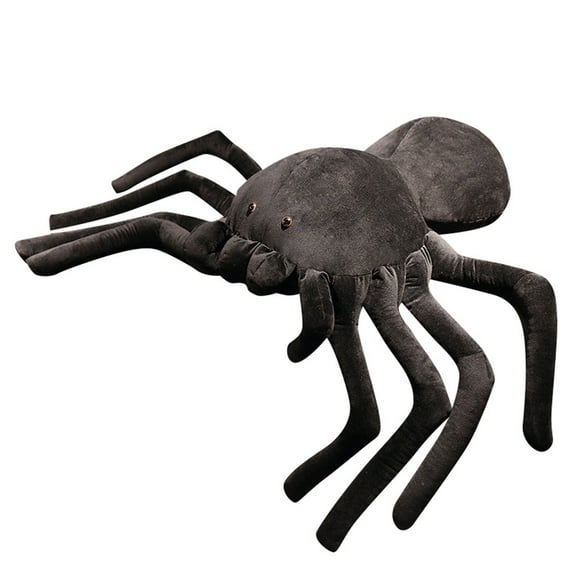 AUDeals Plush S pider Doll Halloween Party Decor, Ultra-Soft Stuffed Animal Toy for Kids, Customizable Scary/Cute Faces‌