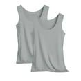 thumbnail image 2 of ZyeKqe 2PC Womens Tank Tops Sleeveless Crewneck Tops Undershirts Soft Base Layer Underwear Sleepwear Homewear, 2 of 9
