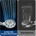 thumbnail image 3 of Handheld Showerhead , 7 Spray Settings High Pressure Shower Heads with Hose Removable Showerhead Hand Held for Bathroom, Chrome, 3 of 7