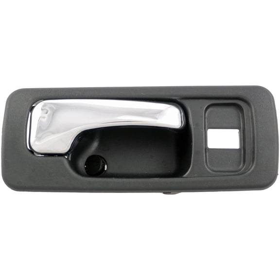 Dorman 92428 Front Passenger Side Interior Door Handle for Specific Honda Models, Black; Chrome