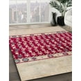 thumbnail image 2 of Ahgly Company Indoor Round Abstract Brown Abstract Area Rugs, 6' Round, 2 of 6