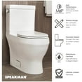 thumbnail image 2 of Speakman Glenwynn T-5000-E Skirted Two Piece Toilet, 2 of 2
