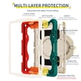 thumbnail image 6 of Allytechgroup Kids Case for Apple iPad 9th 8th 7th Generation 10.2" 2021/2020/2019, with Pencil Holder Heavy Duty Protection Multiple Layers Kids Friendly Rotating Kickstand Rugged Handle Cover, 6 of 15