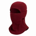 thumbnail image 1 of Wine Mens Full Face Thermal Mask With Fleece Lining Construction For Cold Weather Windproof Protection And Multi Purpose Use During Winter Free Size, 1 of 5