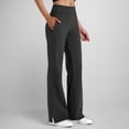 thumbnail image 2 of Women Wide Leg Yoga Pants with Pockets High Waist Stretch Loose Casual Lounge Sweatpants Comfy Trousers Black, 2 of 6