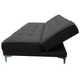 thumbnail image 4 of Sofa Cama Reclinable Zeus Lino Gris Oxford Futon Matrimonial 3 Posiciones EL BAZAR STORE Moderno Abotonado, 4 of 4