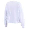 thumbnail image 3 of Women's WEAR by Erin Andrews White Philadelphia Eagles Postcard Cropped Long Sleeve Top, 3 of 3