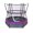 Purple, variant on SKYWALKER SPORTS 60" Mini Trampoline with Safety Enclosure Net & Handlebar - Indoor/Outdoor No-Spring Rebounder for Kids & Toddlers, Heavy-Duty Steel Frame