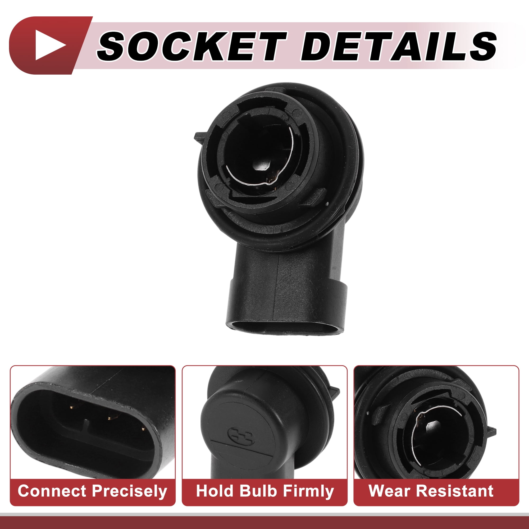 Unique Bargains DRL Daytime Running Light Socket Wiring for Fiat 500X 2015-2020