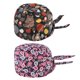 thumbnail image 1 of 2 uds., Gorro para , gorro de limpieza, gorro de quimioterapia para trabajo a prueba de polvo, envoltura para la cabeza Animales + Rosa Macarena Gorro médico ajustable unisex, 1 of 5
