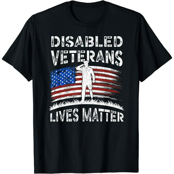 Disabled Veterans Combat American Soldier Lives Matter T-Shirt