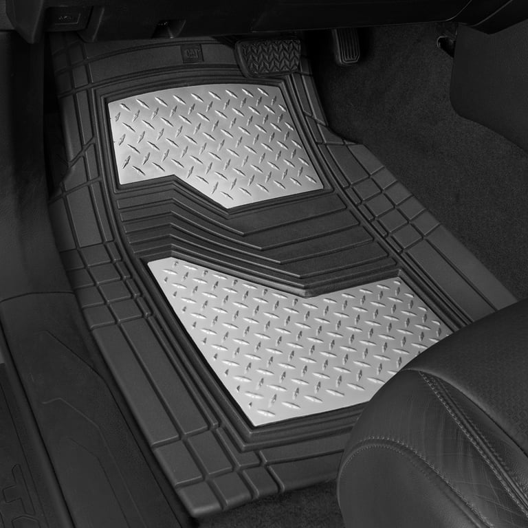 Caterpillar Camt-8303 Advanced Performance ToughLiner Rubber Car Floor Mats for Auto Truck SUV & Van, Heavy Duty Full Custom Trim to Fit Liners, Size