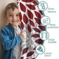 thumbnail image 3 of Blackout Kids Curtains,Red Floral and Petal Pattern Childrens Insulated Curtains Set Of 2,Bedroom Essentials,Toddler Room Decor 52x84in(132x213cm), 3 of 5