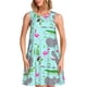 thumbnail image 1 of Disketp Hippo With Flamingos And Crocodiles para Vestido sin Mangas para Mujeres, Vestidos de Verano para Mujeres, Casual y Holgado para la Playa, 1 of 7