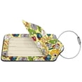 thumbnail image 2 of Pofeuu Animals Print Luggage Tags, Privacy Cover ID Label with Stainless Steel Loop and Address Card for Travel Bag Suitcase-1, 2 of 5