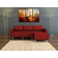 thumbnail image 5 of Contemporary Metal-framed Upholstered Contemporary Sectional Sofa A.Brown, 5 of 5