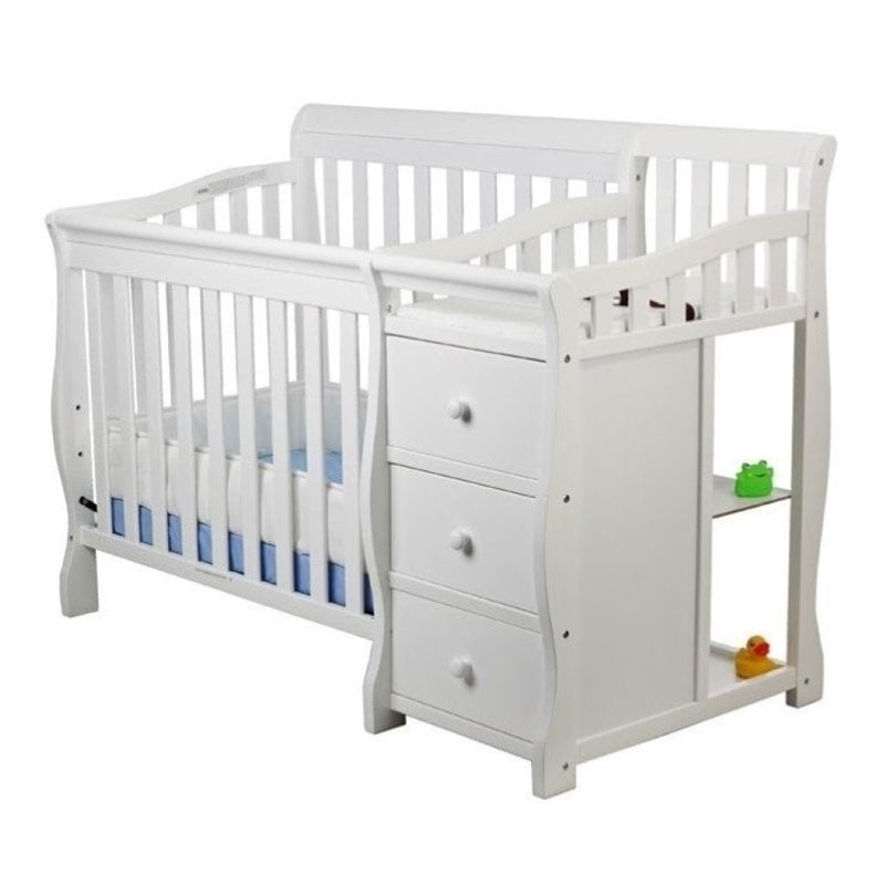 baby cribs with changing table walmart