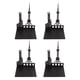 thumbnail image 2 of Sujetalibros ANGGREK Verticales 4 Piezas Classic Black para Revistas CD Libros DVD, 2 of 8