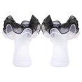 thumbnail image 3 of Ruffle Socks for Girls,Big Ruffle Ankle Socks Baby Kids Cotton Double Lace Turn Sock for Girls Cute Frilly Dress Socks for Dance Daily, 3 of 5