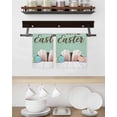 thumbnail image 3 of Happy Easter Kitchen Dish Towels for Drying Dishes Set of 4, Colorful Spring Eggs Green Wooden Waffle Weave Microfiber Hand Tea Bathroom Towels Quick Dry & Absorbent Towel 15.7x23.6, 3 of 7