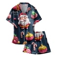 thumbnail image 3 of WEAIXIMIUNG Pajamas For Children Shirt And Pant Matching Set Sleepwear Set With Pockets For Christmas 4-5 Years, 3 of 4