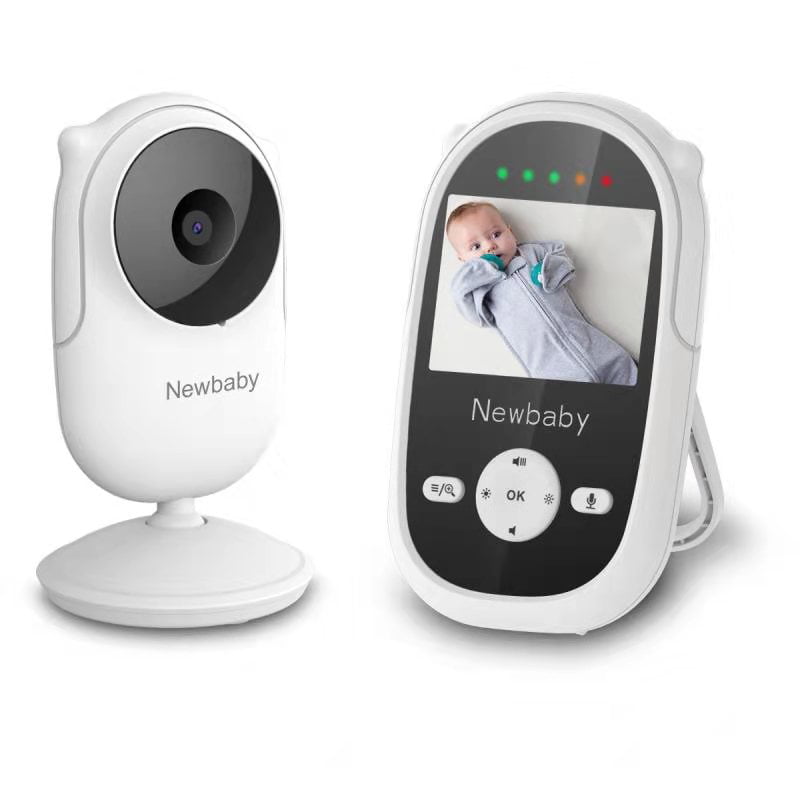 Ltteny Wireless Video Baby Monitor with Camera Auto Night Vision White 