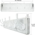 thumbnail image 3 of Coat Rack Wall Mounted Coat Hooks Wall Mounted \u\u Hole to Hole Large Coat Hanger Wall Hook Rack Hooks for Hanging Coats Hats Jacket Clothes Entryway Rustic s, 3 of 7
